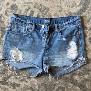 BDG Destroyed Denim Cutoffs